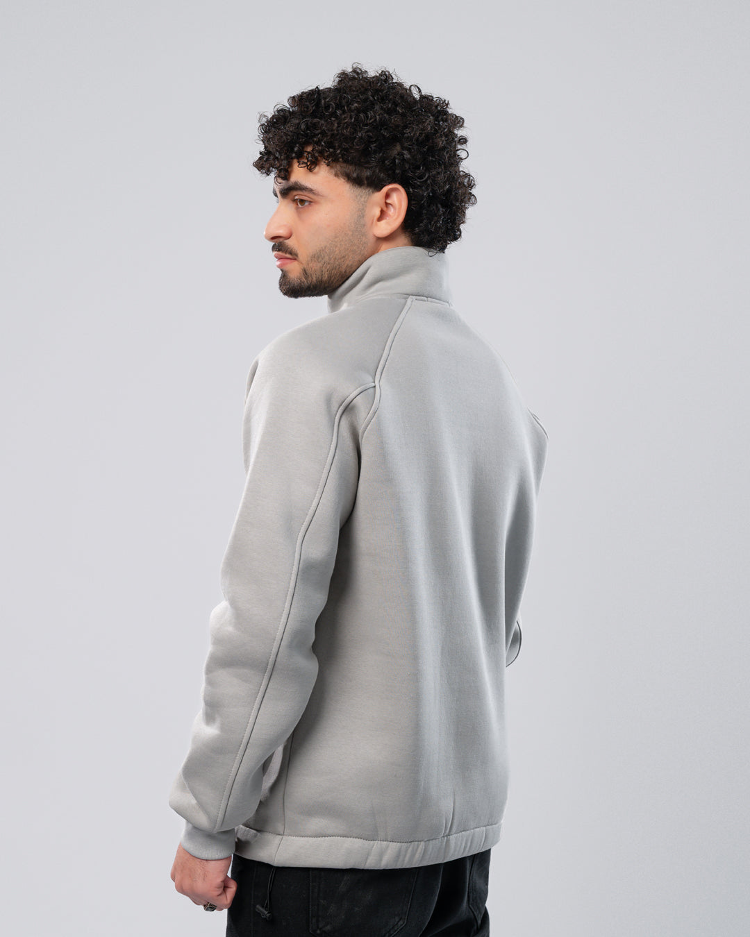 Street Mode light gray Quarter-Zip Pullover