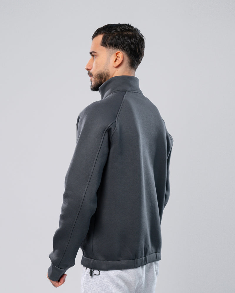 Street Mode Gray Quarter-Zip Pullover